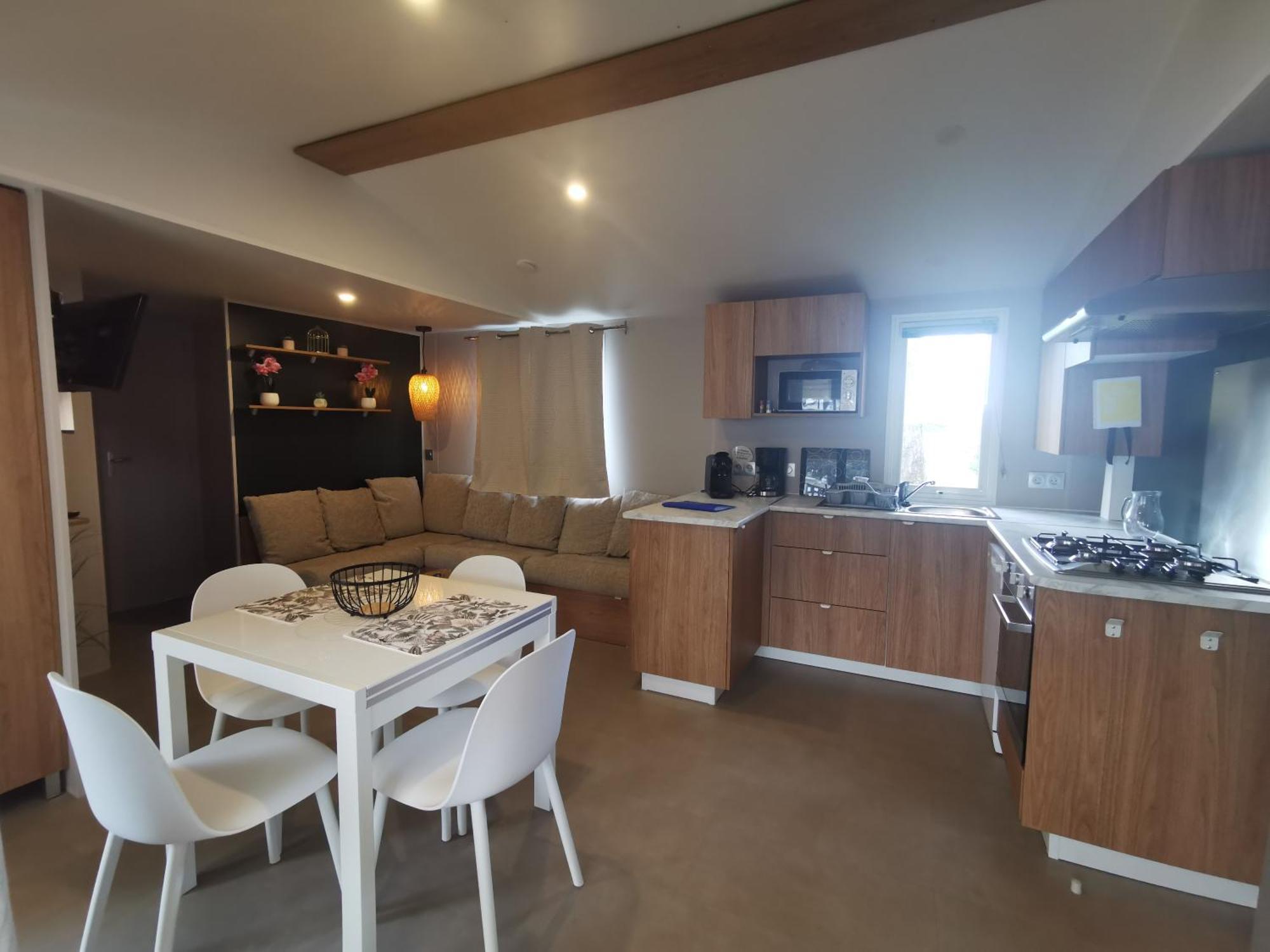 Mobilhome Vue Ocean La Costa Breizha Quiberon Exterior foto