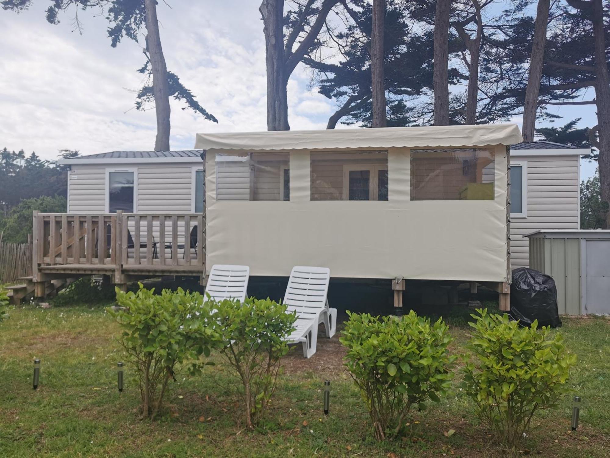 Mobilhome Vue Ocean La Costa Breizha Quiberon Exterior foto